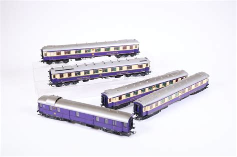 Liliput H0 Wagon De Passagers Pour Trains Miniatures 5 Coffret De