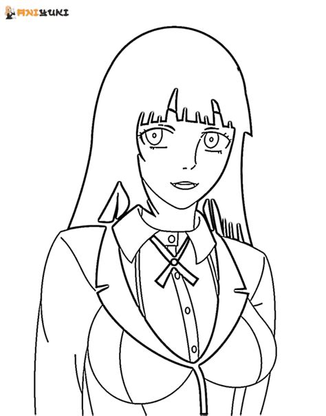 Kakegurui Coloring Pages Printable For Free Download