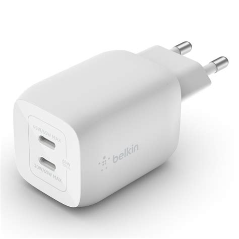 Belkin Chargeur Usb C W Max Pour Pc Macbook Et Smartphone Chargeur