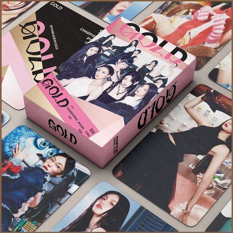 Sy Pcs Set Itzy Yeji Ryujin Lia Th Album Gold Lomo Card Kpop Girl