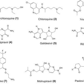 Structures of drug molecules | Download Scientific Diagram