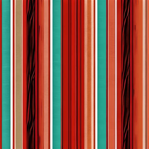 Vintage Romantic Red Orange Stripe Wrapping Paper · Creative Fabrica