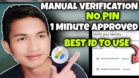 How To Verify Google Adsense Without Pin Pin Manual Id