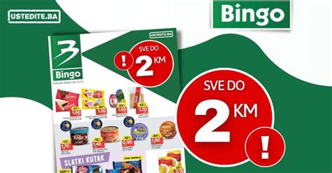 Bingo Sve Do Km Akcija Sni Enja Do Ustedite Ba