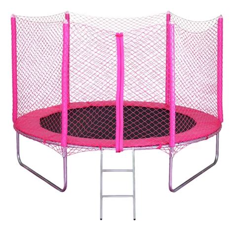 Cama Elastica 2 44 Rosa Pink Fechamento Ziper Suporta 162kg Cor Da Lona