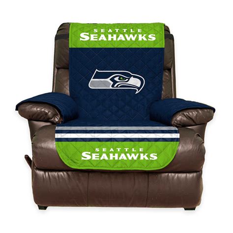 NFL Reversible Furniture Protector SEATTLE SEAHAWKS RECLINER COVER