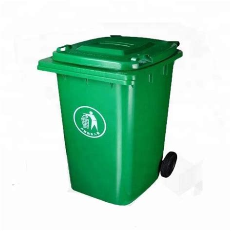 Wheeled Industrial Outdoor 120L Garbage Bin Container Plastic Waste Bin