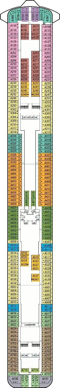 Britannia Deck Plans- P&O Cruises Britannia Cruises: Travel Weekly