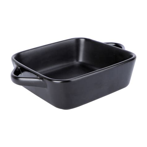 Porcelain Baking Dish Pan With Handles Ceramic High Temperature