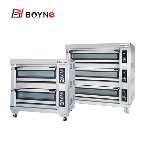 High End Commercial Bread Two Deck Four Trays Gas Machine Oven China