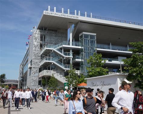 The Court Philippe Chatrier During Roland Garros Tennis Tournament