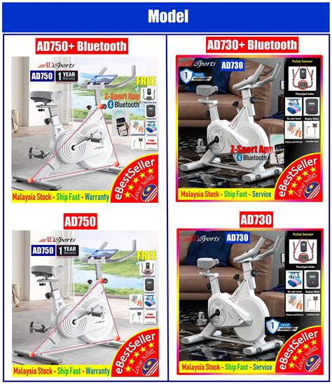 ADSports Home Fitness Equipment Spin Bicycle Exercise Machine Silent