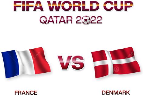 Francia Vs Dinamarca Olas Bandera Fifa Copa Del Mundo 2022 Png