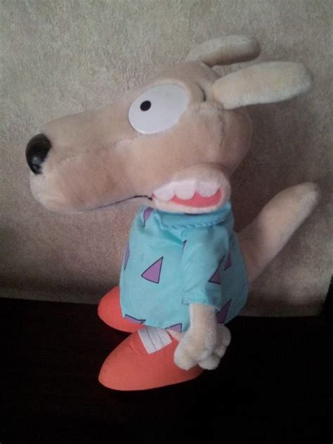 Htf 1997 Nickelodeon Rockos Modern Life 13 Rocko Plush Figure Stuffed