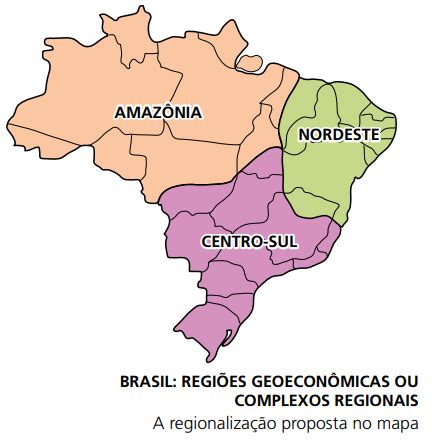 Complexo Regional - Regionalização do Brasil: IBGE, complexos regionais e "quatro brasis"