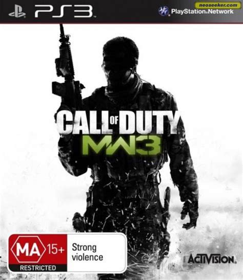 Call Of Duty Modern Warfare 3 Ps3 Front Cover