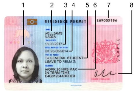 Biometric Residence Permits Overseas Applicant And Sponsor Information