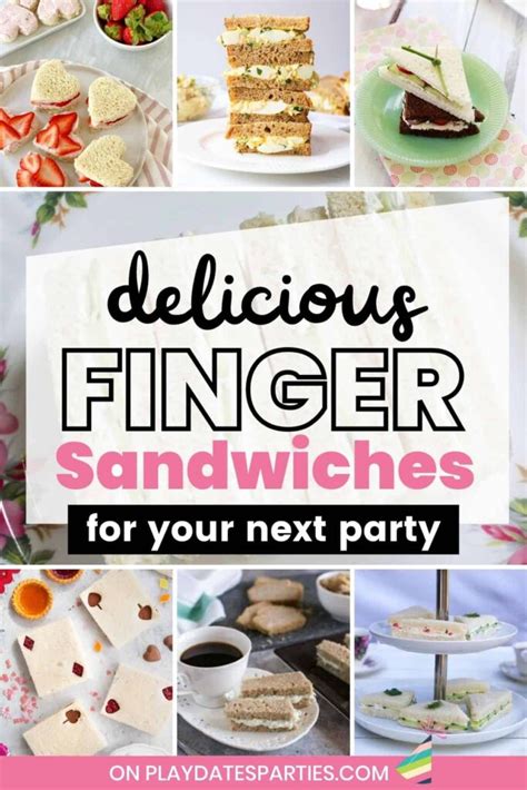 Finger Sandwiches: 15 Tasty Recipes for Your Next Tea Party