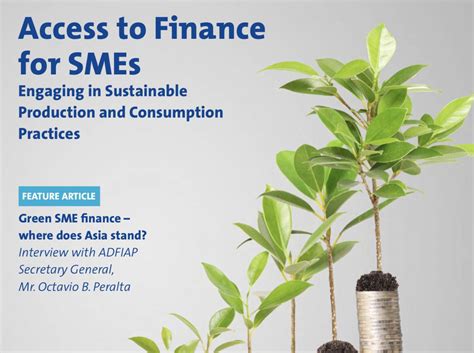 Access To Finance For Smes Engaging In Sustainable Production And