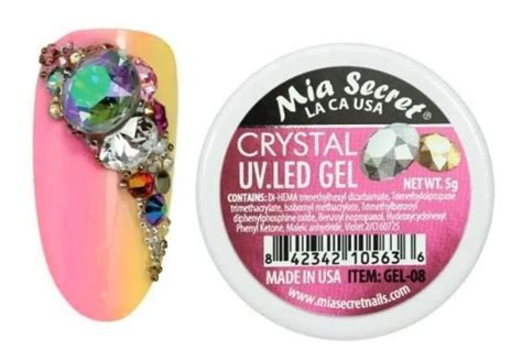 Mia Secret Pegamento Uv Para Cristales Grs Panic Beauty