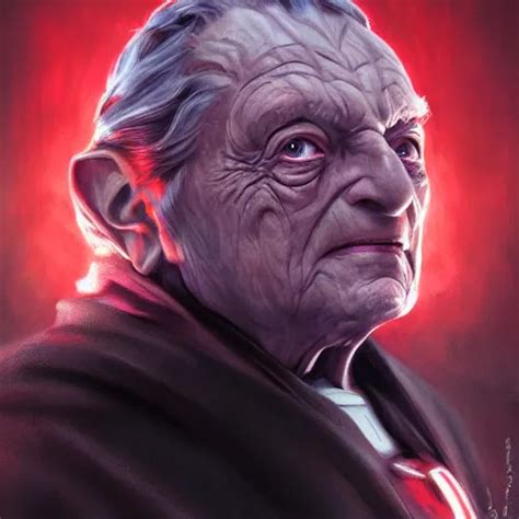 Portrait Of George Soros As Darth Sidious From Star Stable Diffusion