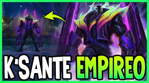 Skin De Ksante Empireo League Of Legends Youtube