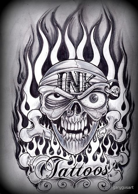 "Ink Tattoo logo" by garygusart | Redbubble