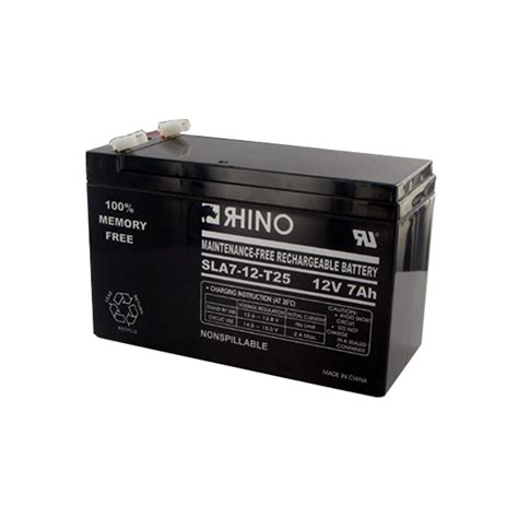 12 Volt 7 0 Ah Battery Rhino Sla7 12 T25 Sealed Lead Acid Rechargeable