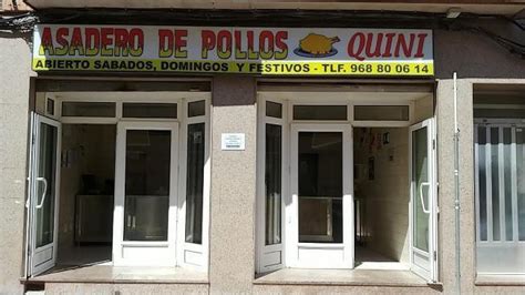 Carta Del Restaurante Asadero Del Pollos QUINI Del Alcantarilla