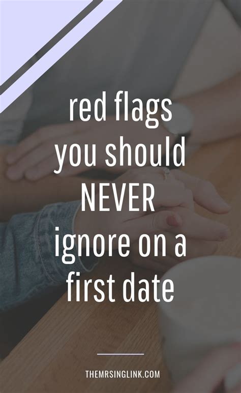 First Date Red Flags To Stop Sweeping Under The Rug First Date Tips