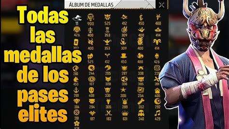 El Último álbum de medallas de colección de todos los Pases Elites de