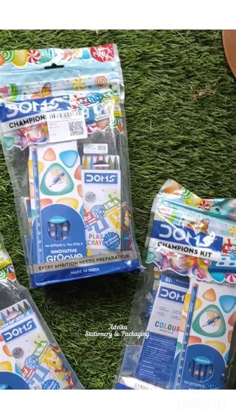 Multicolor Plastic DOMS CHAMPIONS KIT Packaging Type Packet At Rs 99