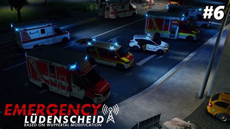 Emergency L Denscheid Modifikation Gro Er Verkehrsunfall