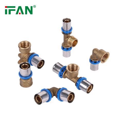 Ifan Pex Brass Press Fittings Multilayer Pex Al Pex Pipe Brass Press