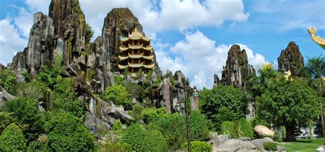 Visit Marble Moutain On The Way From Danang To Hoi An Hue City Tour