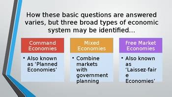 AQA A Level Economics 3 1 1 2 The Nature And Purpose Of Economic Activity