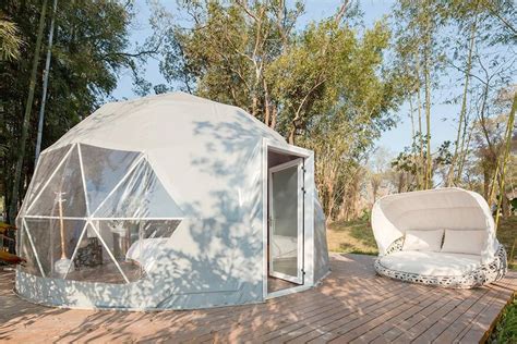 Luxury Glamping Dome Tent Geodesic Dome Tent Home For Sale