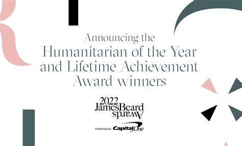 The 2022 Lifetime Achievement Winner and Humanitarian of the Year Award ...