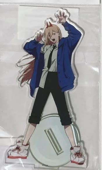 CHAINSAW MAN TSUTAYA MAPPA Acrylic Stand Figure Power Anime Jump JAPAN