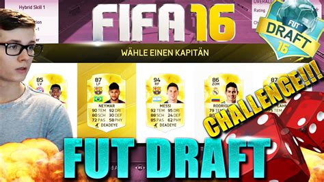 FIFA 16 FUT DRAFT CHALLENGE DEUTSCH FIFA 16 ULTIMATE TEAM FUT