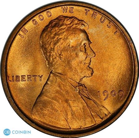 1909 Wheat Penny Values, Key Dates, Errors, & (Price Chart) | CoinBin.com