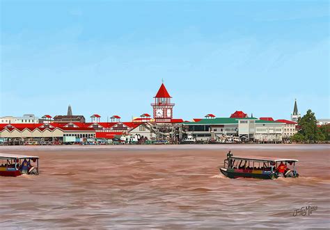 Stabroek Market-Riverside Digital Art by James Mingo - Pixels