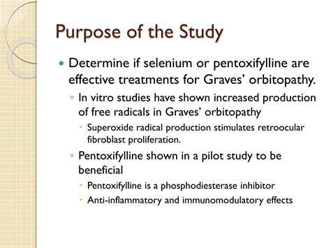 Ppt Selenium And The Course Of Mild Graves Orbitopathy Powerpoint