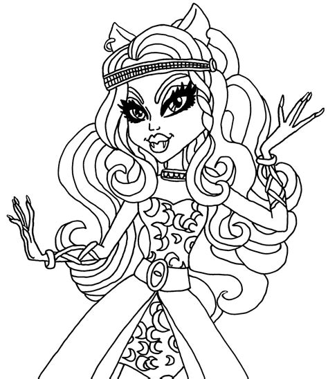 Monster High Coloriage A Imprimer Gratuit Idées De Coloriage