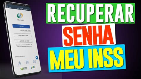 Como RECUPERAR A SENHA Do INSS Passo A Passo YouTube