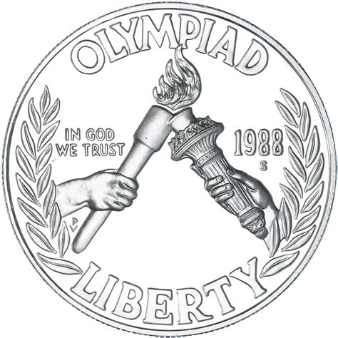 1988 S Olympics Proof Commemorative 90 Silver Dollar Us Coin Daves