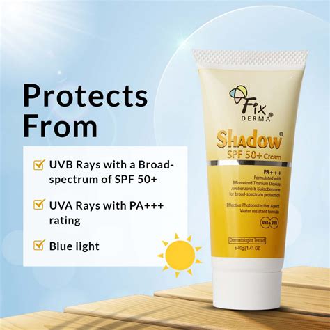 Buy Fixderma Shadow Sunscreen Spf Cream For Dry Skin With Pa