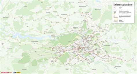 Liniennetzplan Bern Category Public Transport Maps Of Bern To 2016