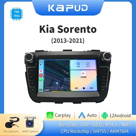 Kapud Radio Multimedia Con GPS Para Coche Reproductor Con Android 12