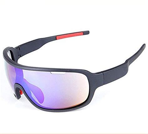 Black Polarized Cycling Sunglasses For Outdoor Sports